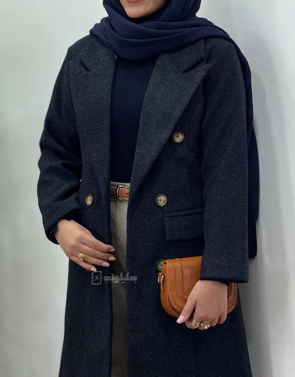 پالتو فوتر آستردار بلند راحیل